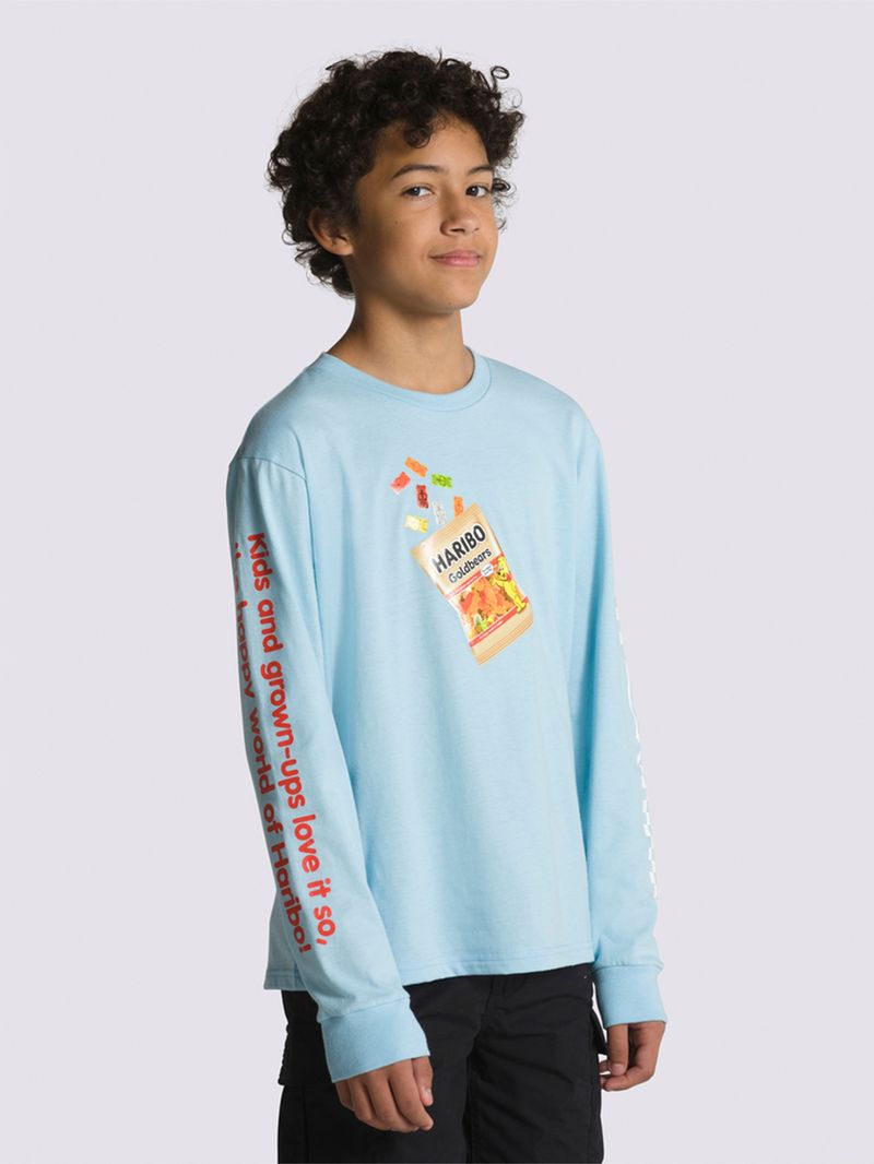 Polera Haribo Ls (8-14 AñOs) Celeste