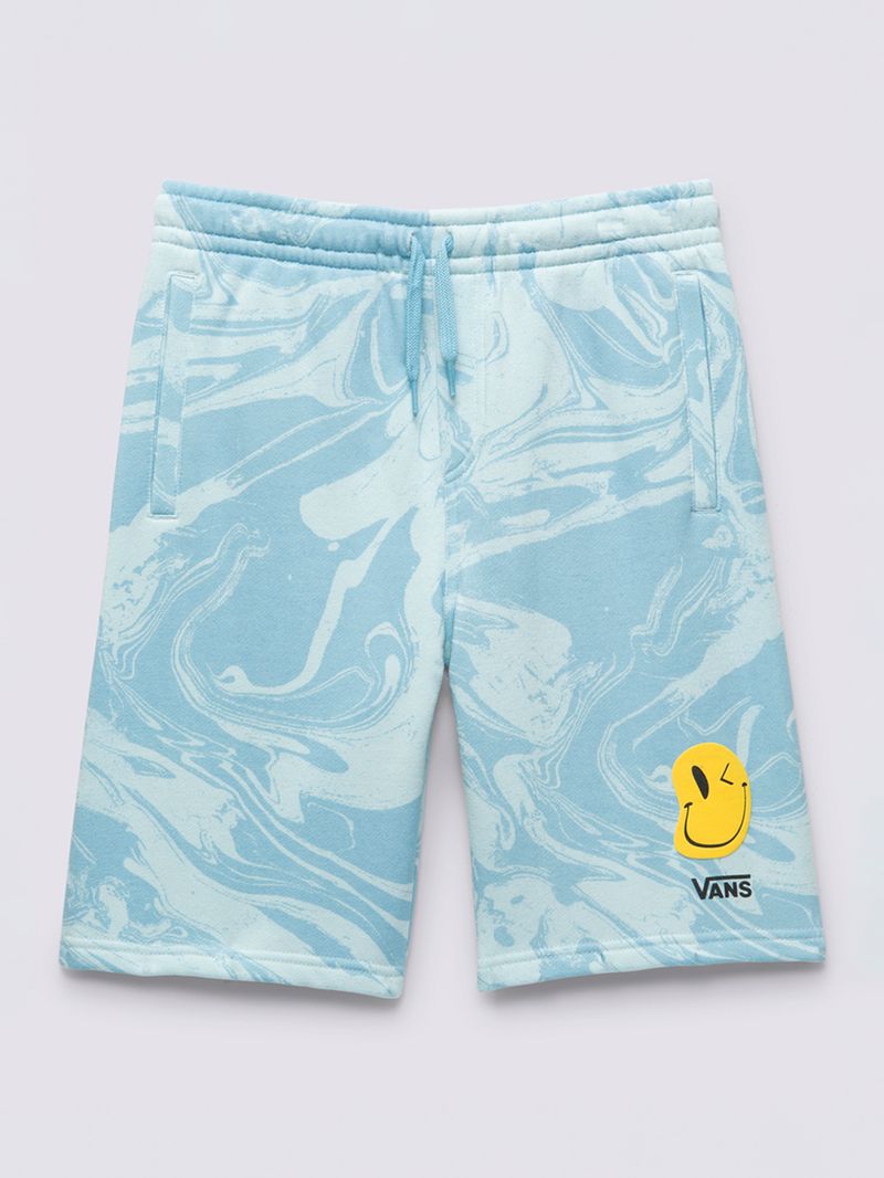Pantalón Marble Fleece Short (8-14 AñOs) Blue Glow