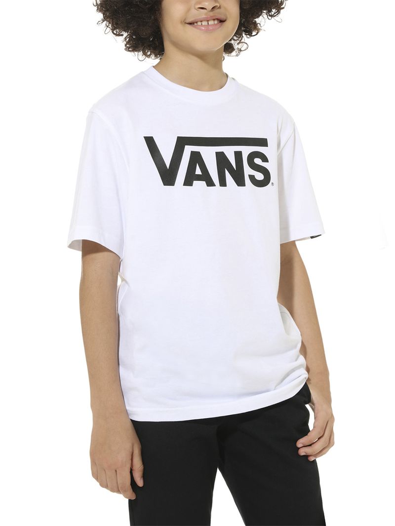 Polera By Vans Classic Boys (8-14 añOs) Black-White