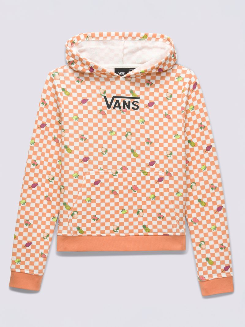 Polerón Fruit Checkerboard Hoodie (8-14 AñOs) Naranjo