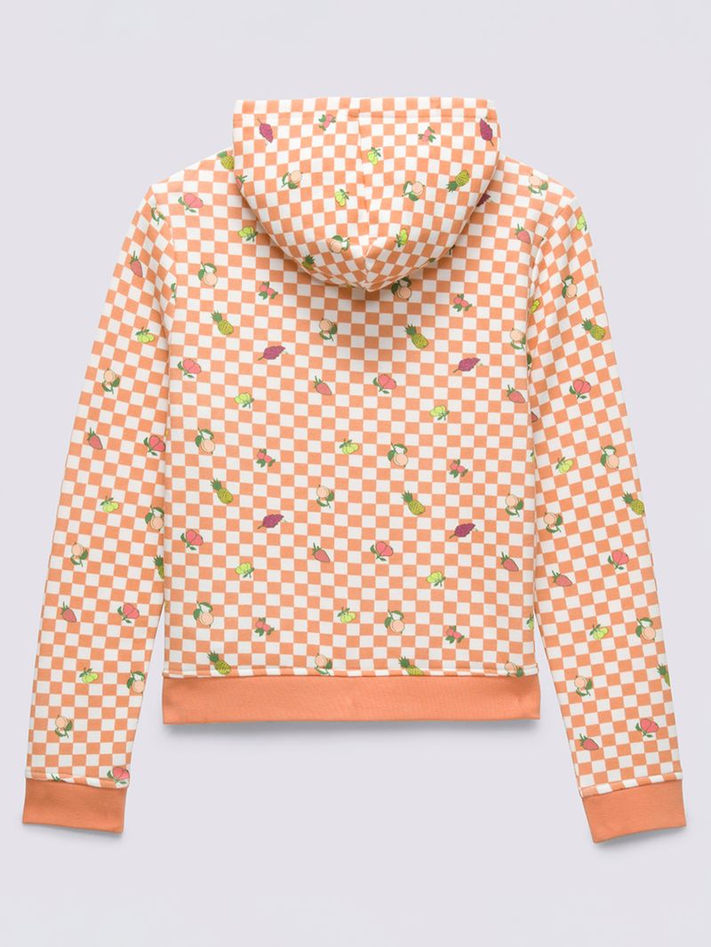 Polerón Fruit Checkerboard Hoodie (8-14 AñOs) Naranjo