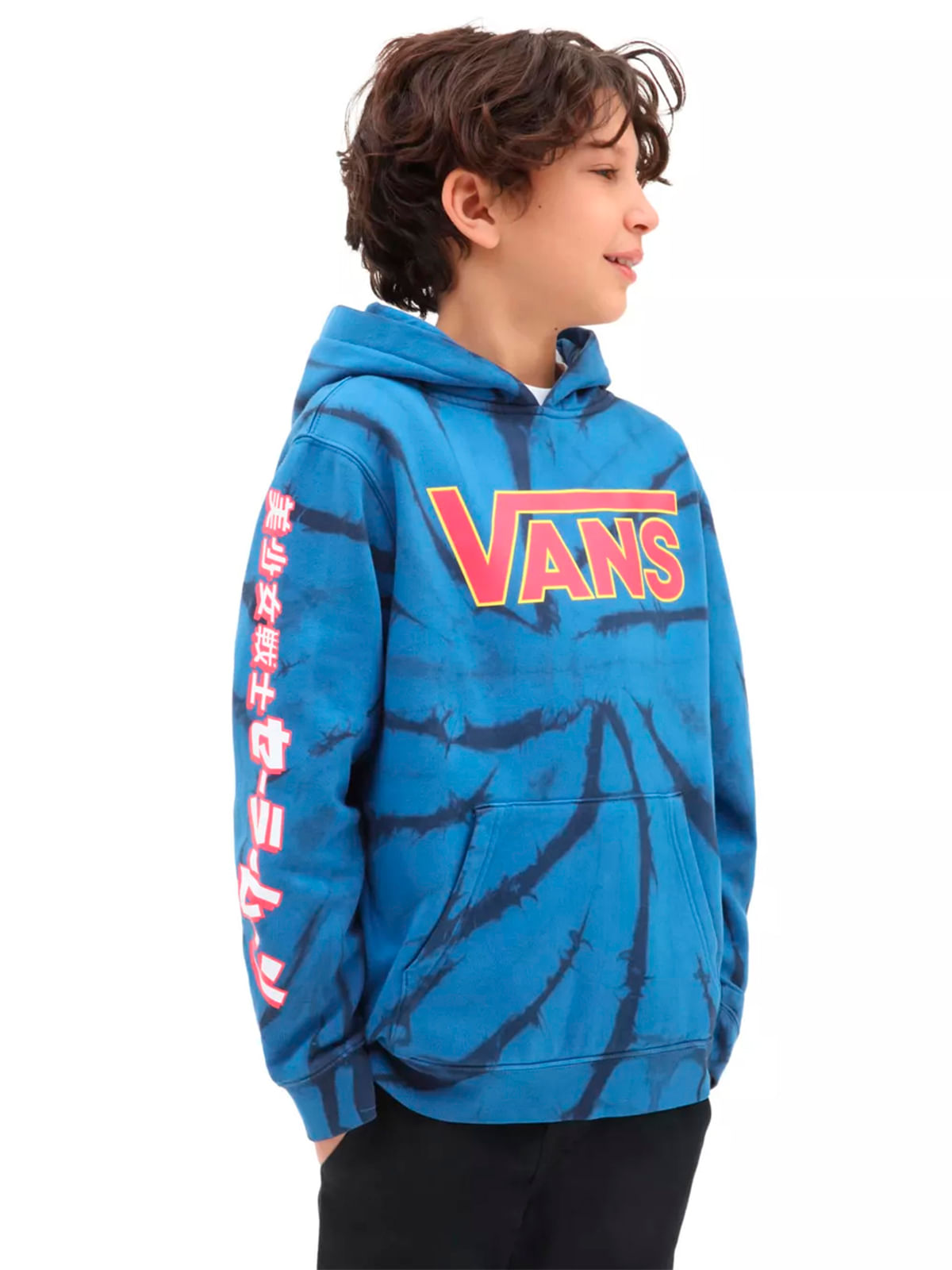 Polerón Fleece Tie Dye Pullover (8-14 Años) -Vans Chile - Vans