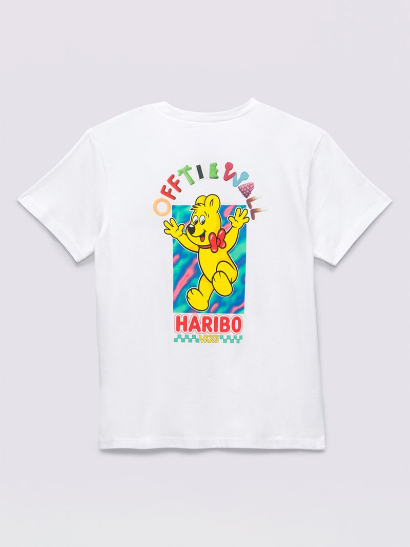 Polera Haribo Ss  Crew (8-14 AñOs) White
