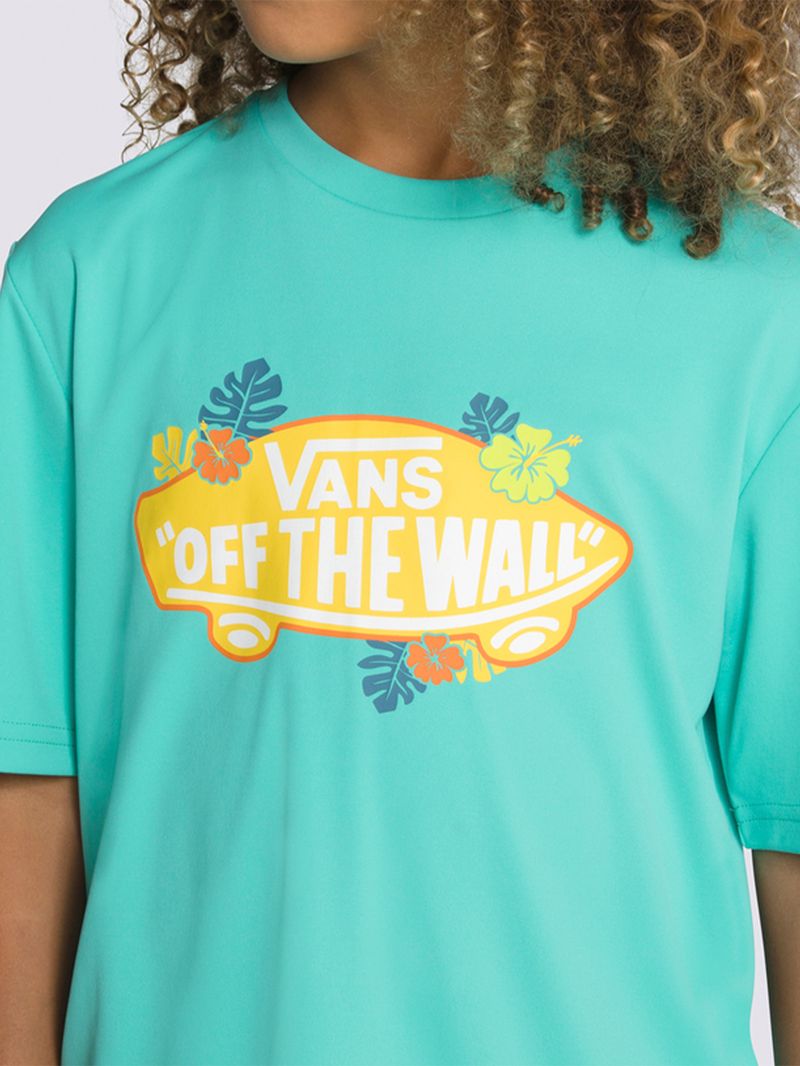 Polera Always Aloha Sun Shirt Ss (8-14 AñOs) Waterfall