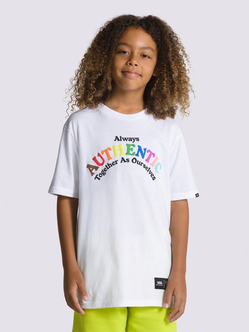 Polera PriDe Ss (8-14 AñOs) White