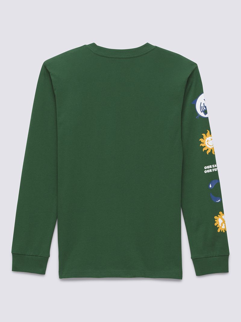 Polera POsitivity Ls (8-14 AñOs) Verde