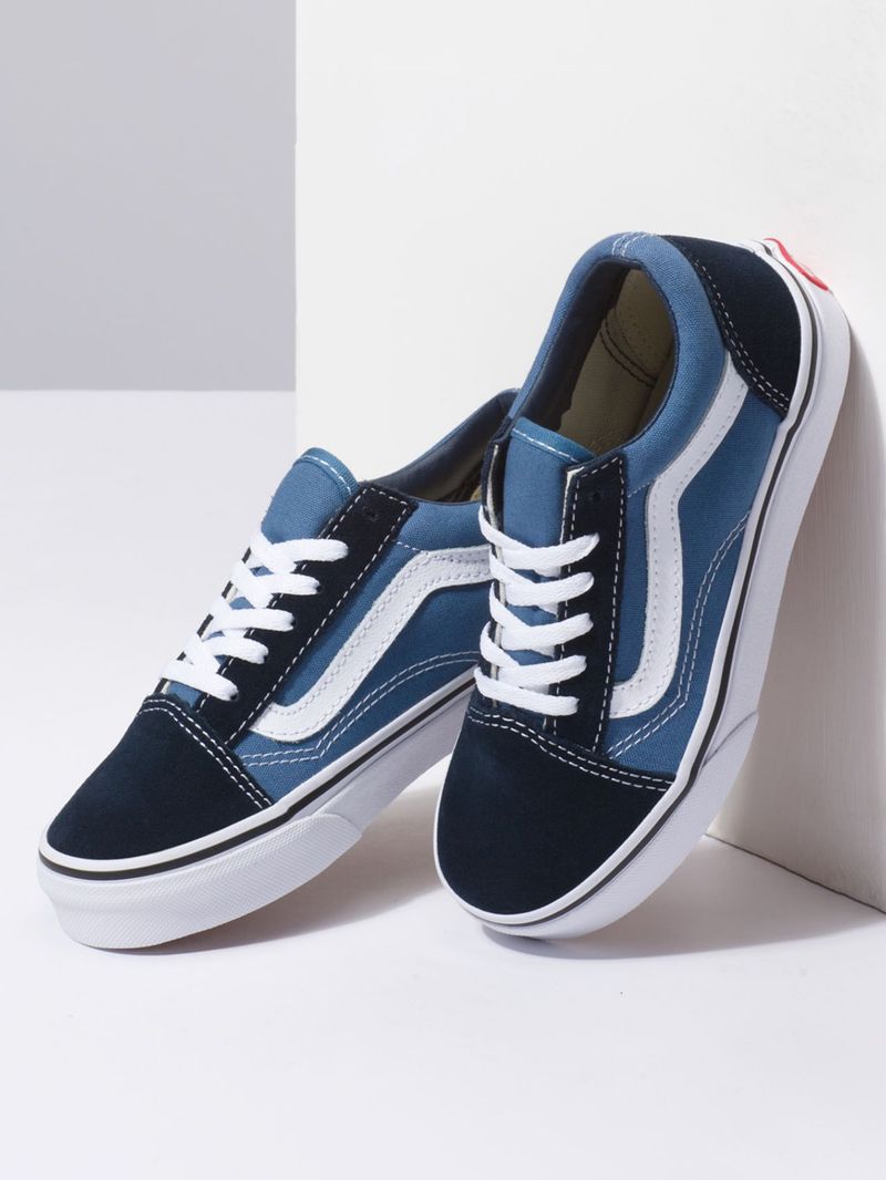 Zapatillas UY Old Skool Youth (5 - 12 añOs) Black/True White
