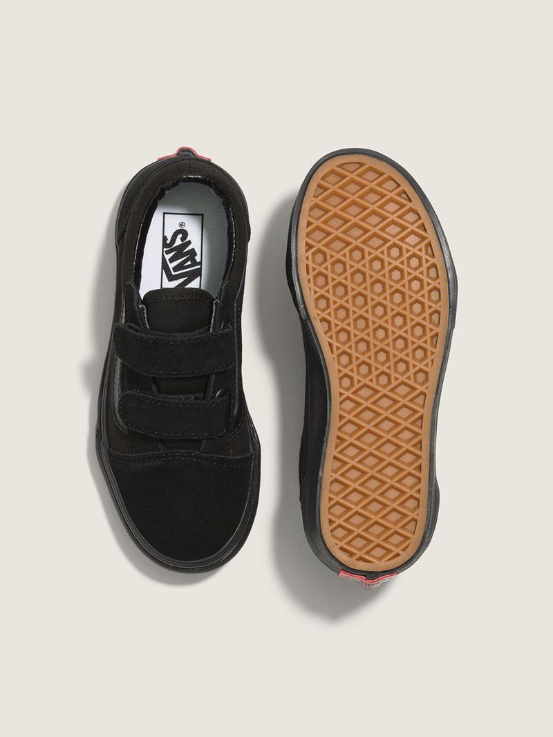 Zapatilla Niño (5 a 12 años) Old Skool V Negro Vans