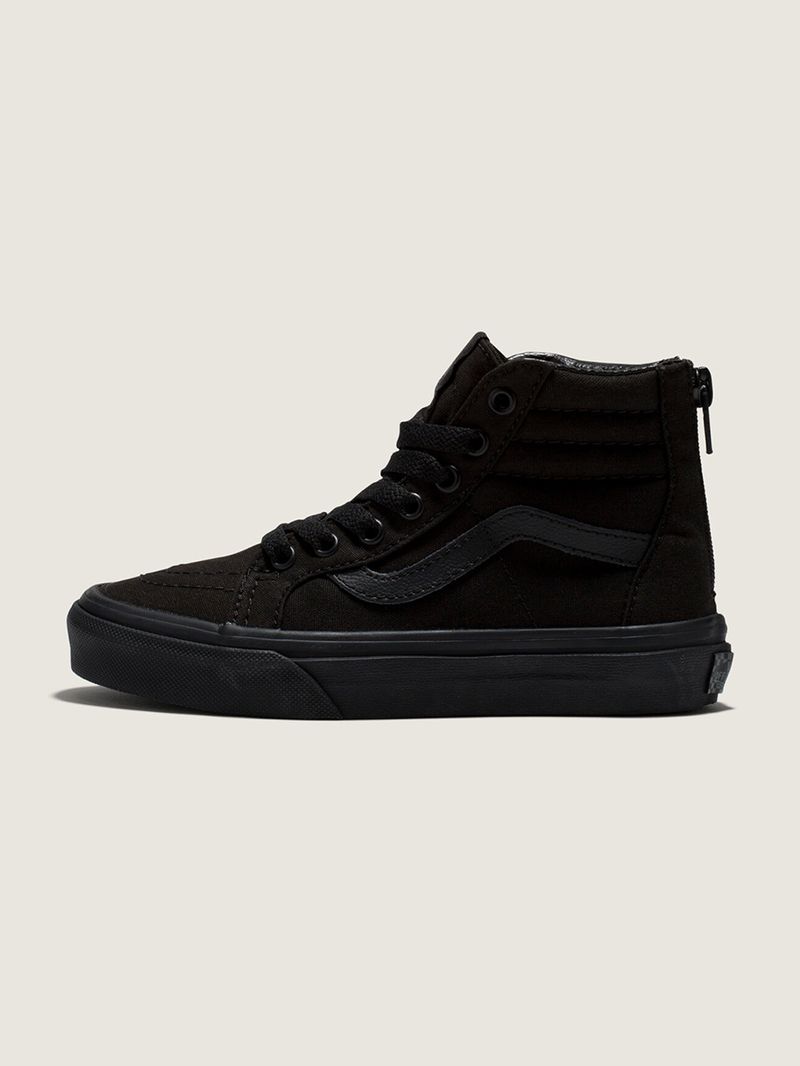 Zapatilla Niño (4 a 8 años) Sk8- Hi Zip Negro Vans