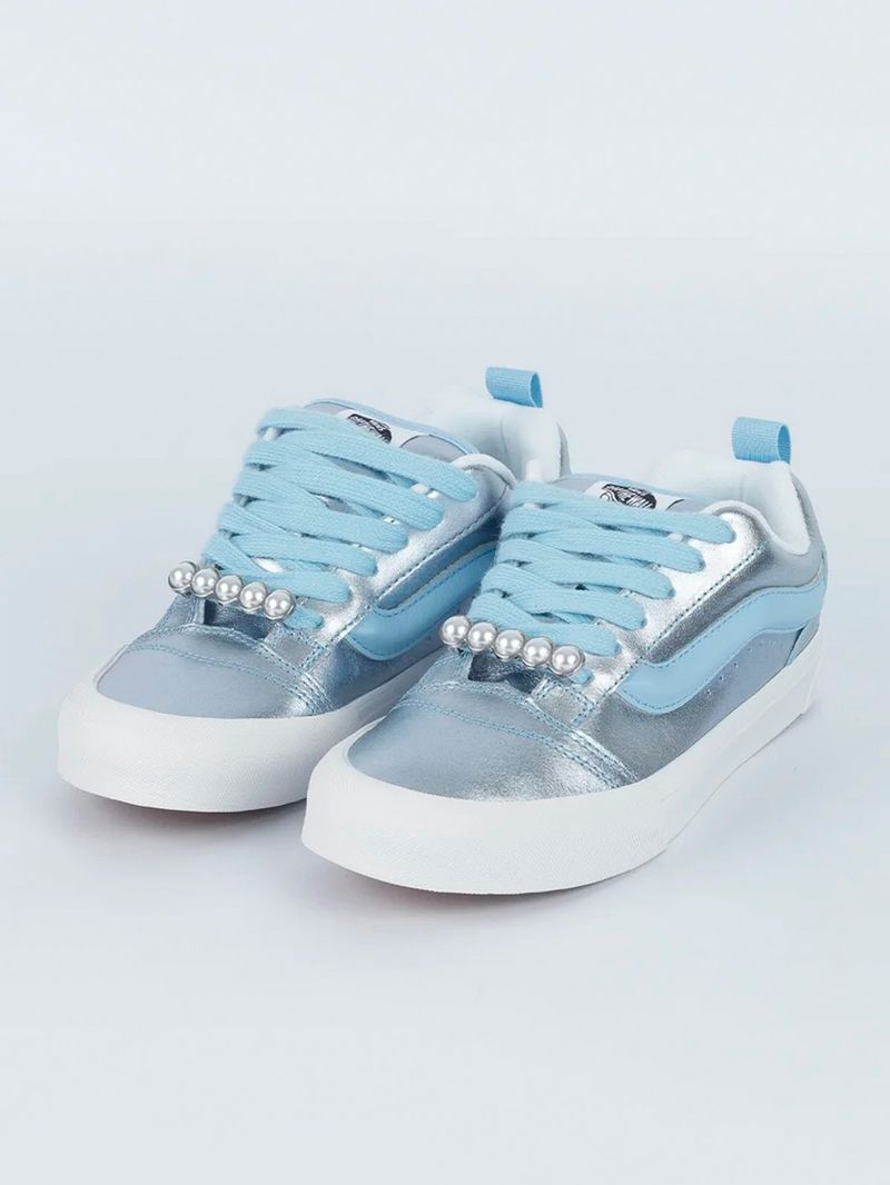 Zapatilla Mujer Knu Skool Celeste Vans